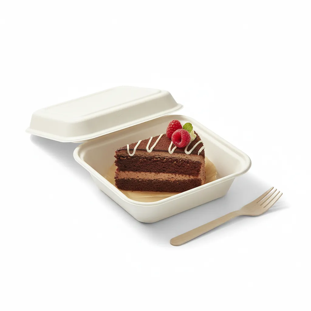 9x9 Disposable Clamshell Box | Takeaway Food Boxes