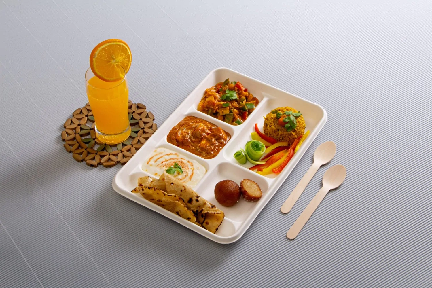  In-Flight Food Packaging - Bagasse Products