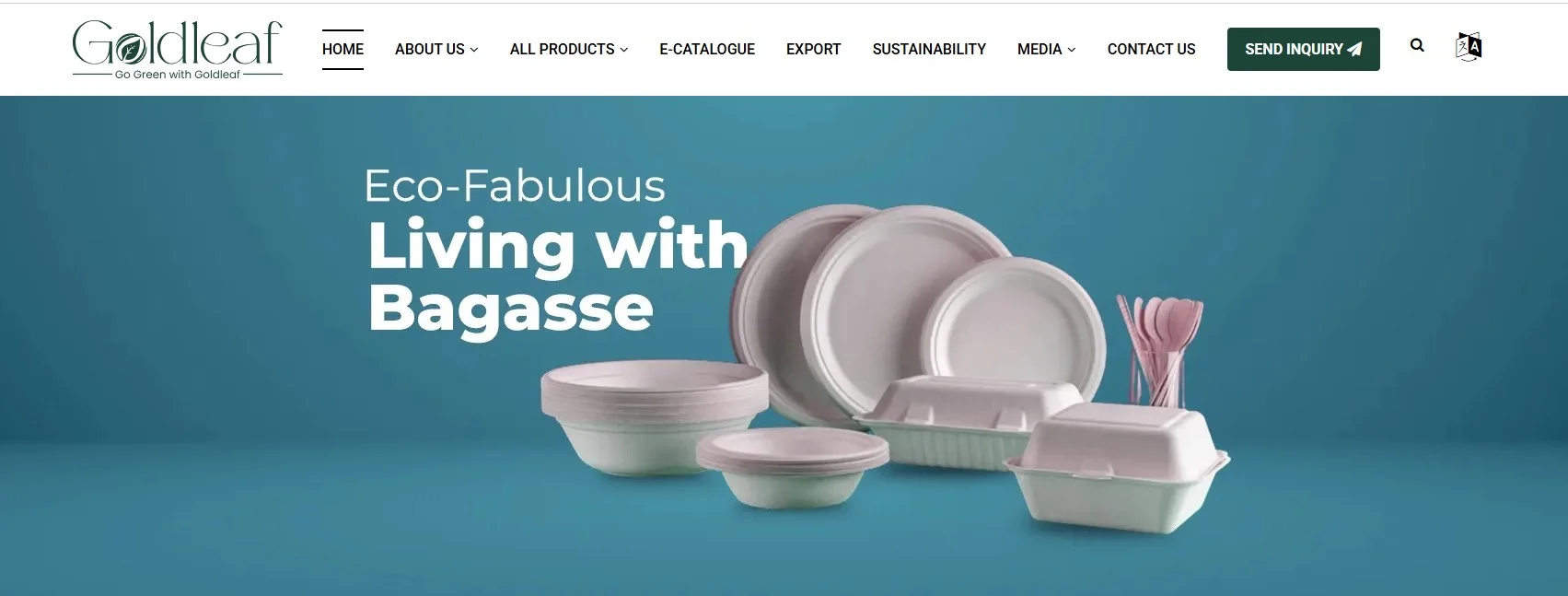 Goldleaf - White Dinnerware Line