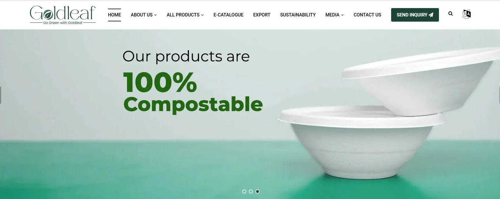 Leading Supplier of Disposable Bagasse White Dinnerware