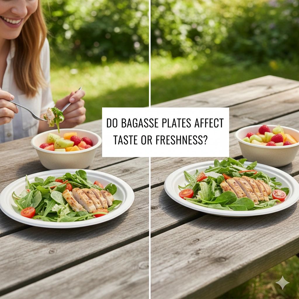 Do Bagasse Plates Affect Taste or Freshness