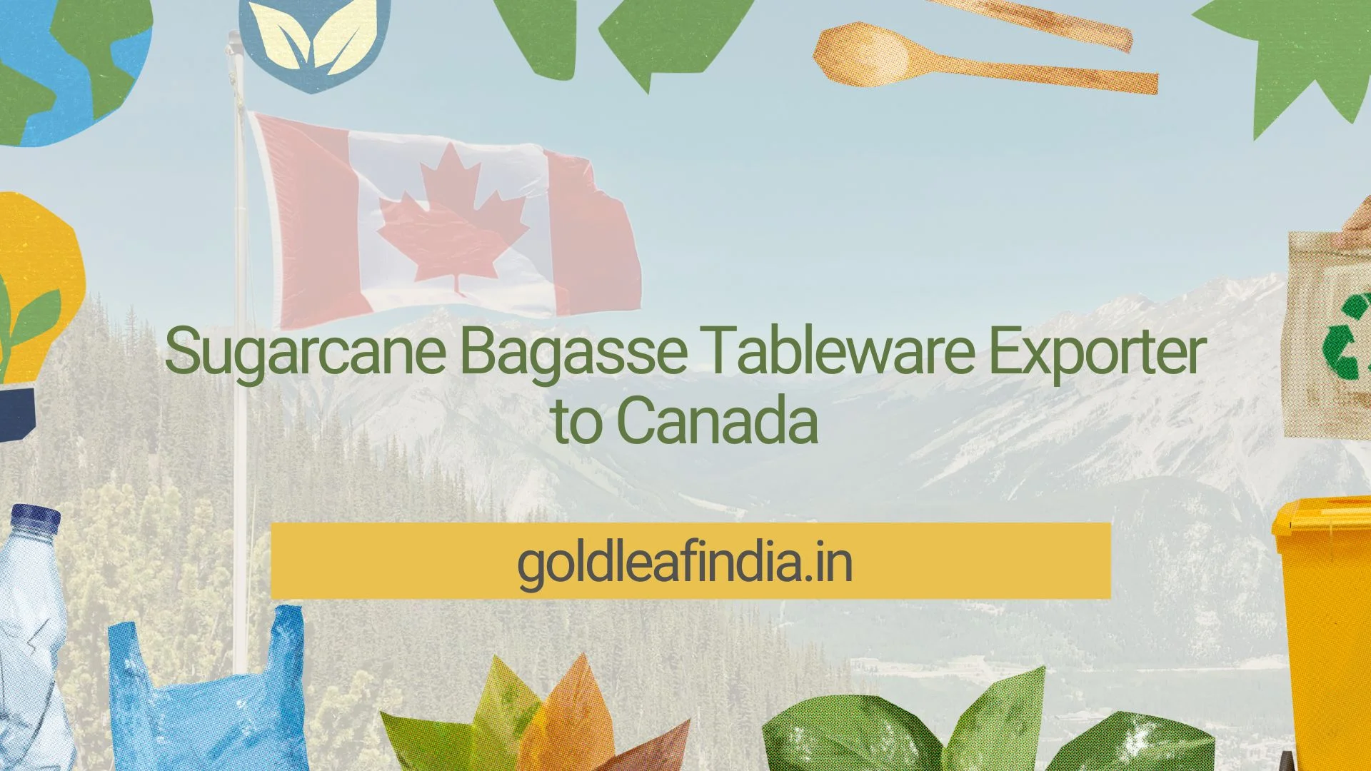 Sugarcane Bagasse Tableware Exporter to Canada