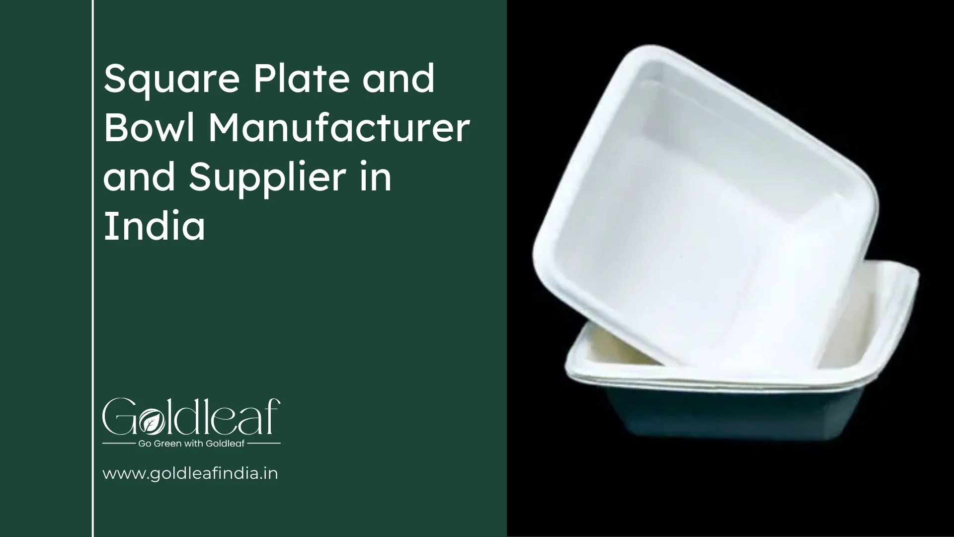 Square Plate and Bowl Manufacturer & Supplier in India
