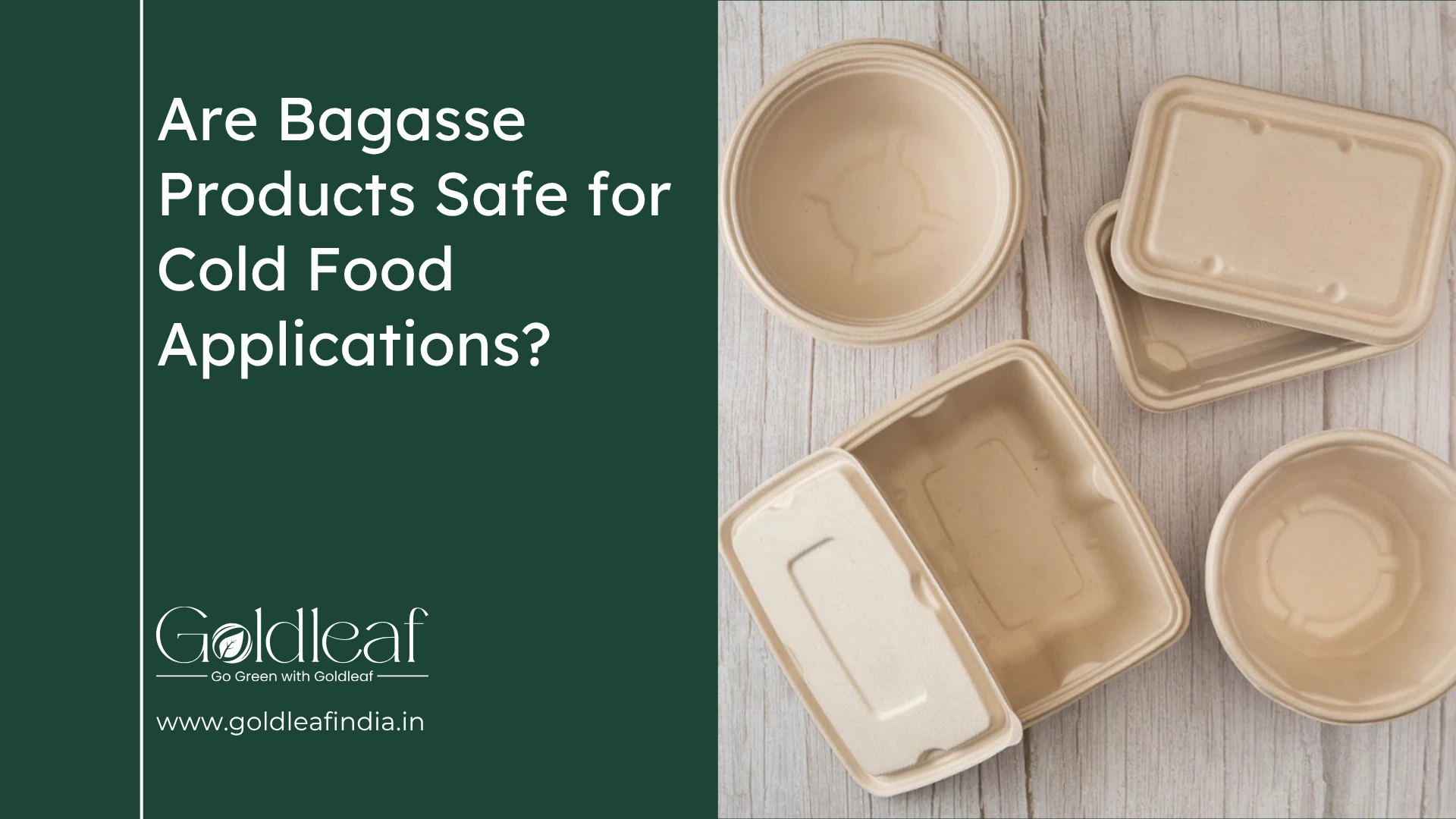 Are Bagasse Products Safe for Cold Food Applications?