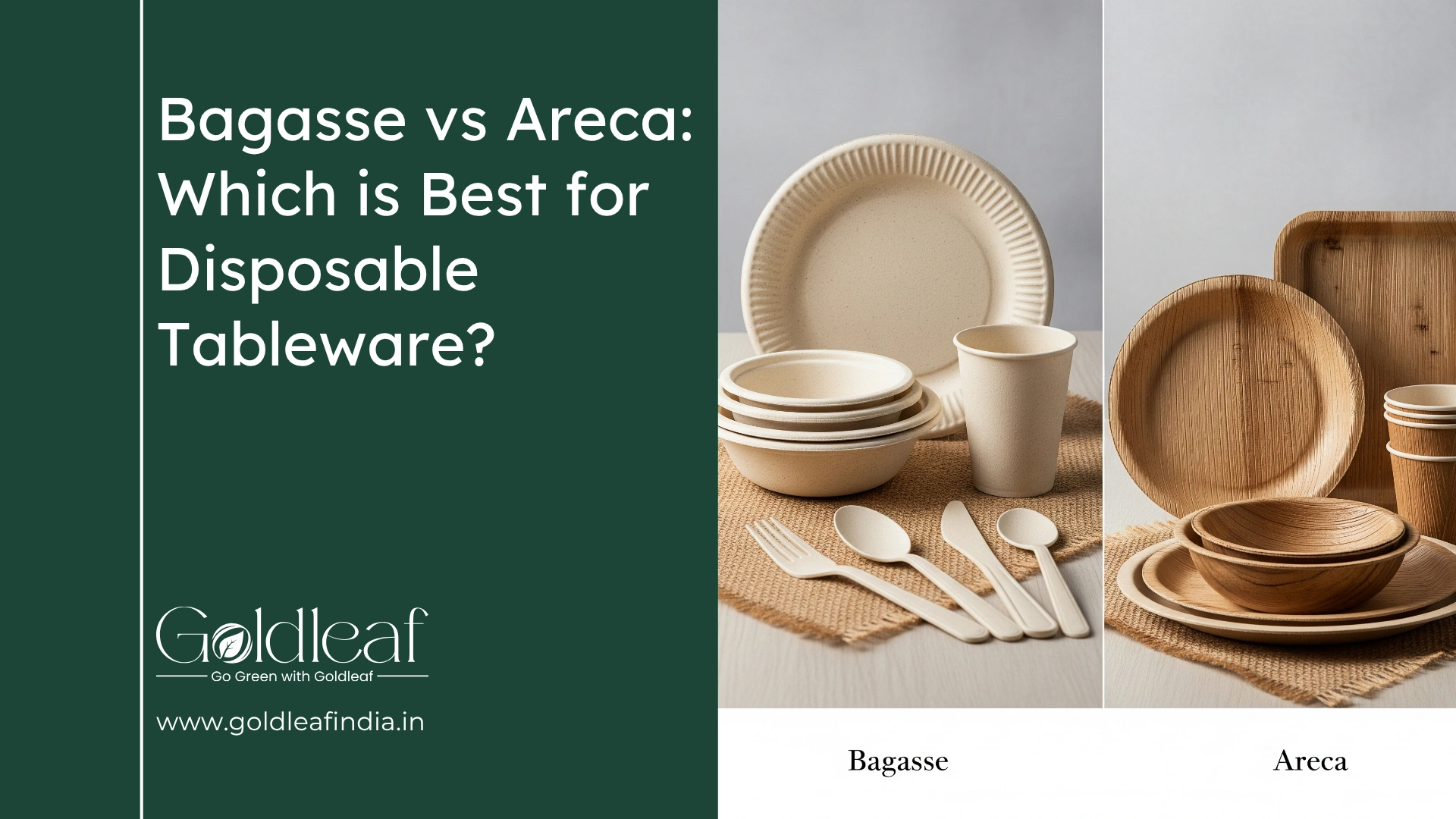 Bagasse vs Areca: Which is Best for Disposable Tableware? 